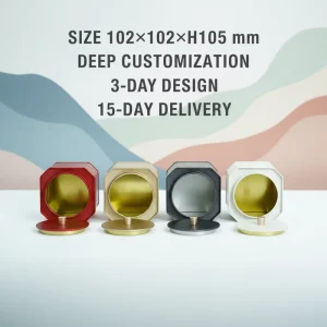 Customizable Multi functional Square Tinplate Food Tea Tins Moisture proof Sealed Design Glossy Surface for Coffee Bean Storage