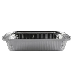 Customizable R20844H Heat Sealable Disposable Aluminum Foil Container with Lid for Storage and Transportation