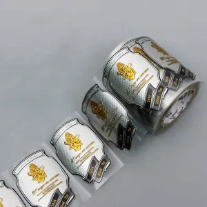Customizable Self-adhesive Embossed Aluminium-foil 3D Foil CMYK Printed Eco-friendly Waterproof Permanent Metal Labels Wine