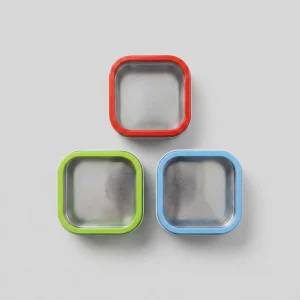 Customizable Stackable Metal Storage Tin with Clear View Window BPA-Free Food Grade Packaging Container