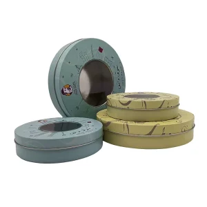 Customizable Tinplate Metal Packaging Tins for Cookies Chocolate Snacks & Cake Baking with Recycled Materials
