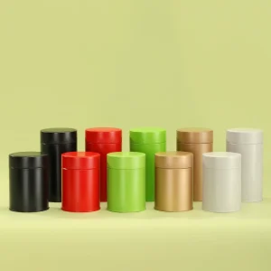 Customizable Tinplate Tea Cans with Sealed Metal Lid for Oolong Tea, Black Tea, Longjing Tea, Cookies, Chocolate, and Cake, Matte CMYK Finish