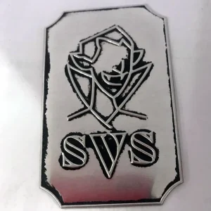 Customize Metal Name Brand Plate Printing Badge Label Adhesive Sticker