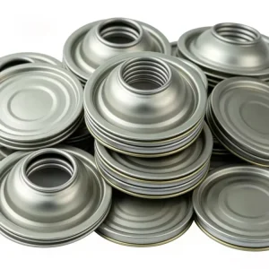 Customize Metal Tinplate Aerosol Can Components Stable Quality Top and Bottom for Aerosol Cans