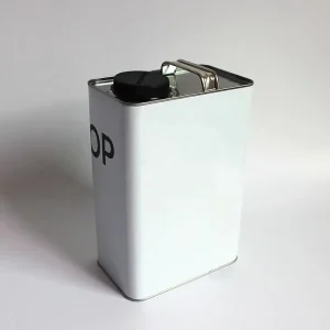 Customized 1 Gallon Square Tinplate Container for Water-Based Chemicals and Aerosols