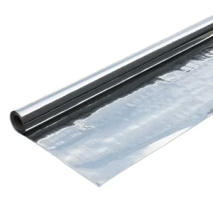 Customized 110G GSM Heat Insulated Aluminum Foil Woven Fabric with Composite Treatment Metal Foil Roll for Insulation