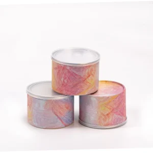 Customized 83x60mm Printed Metal Tin Can Canned Tuna Fish Packaging with Lid for Tuna Fish Packaging Empty Aluminium Cans Box