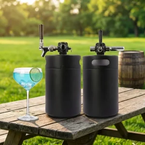Customized Beer Mini Keg System 5L Stainless Steel Beer Growler Portable Mini Keg Dispenser Kegerator Kit