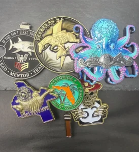 Customized Challenge Coins Zinc Alloy Metal Commemorative Coin Gold Silver 3D Enamel Logo Souvenir Collectible UV Printed SKY