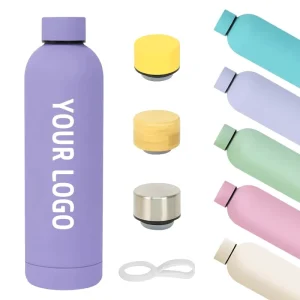 Customized Color logo 500ml Reusable Gym Sport Metal Bottles Sublimation Stainless Steel Vacuum Drinking Water Bottle for Travel