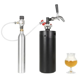 Customized Craft and Draft Beer Keg System with CO2