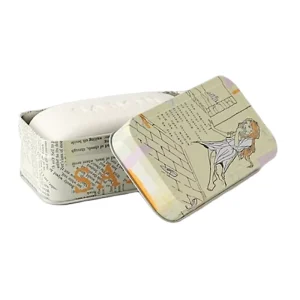 Customized Design Rectangular Metal Soap Tin Box Metal Tin Cans
