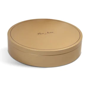 Customized Design Round Tin Can Food Grade Large Cookies Container Boxes Empty Airtight Metal Sweet Round Cake Tin Box