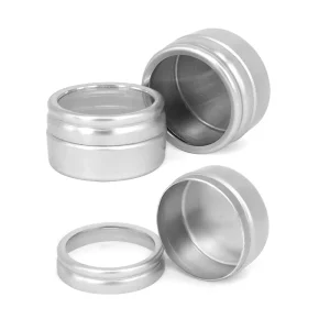 Customized Empty Aluminum Tin Cans Metal Containers for Lip Balm Ointment and Cosmetic Packaging