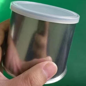 Customized Empty Round Easy Open Lid Tin Can Tomato Sauce vegetable fruit Seeds Tin Can Packing Silver Metal Tin Cans