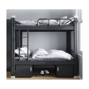 Customized Factory Single Metal Bed Iron Bed Bedroom Furniture Metal Frames Bunk Bed for Kids