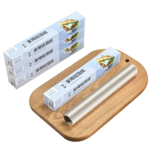 Customized Food Flexible Metal Packaging Household Aluminium Foil Roll for Kitchen Use