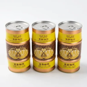 Customized Metal Can Printing Small Tea Coffee Metal Tin Coffee Can Tin Tea Container for Coffee Beans Metal Boxes