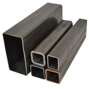 Customized Mild Steel Profile Black Hollow Section Carbon Steel Q235 Square Metal Tube Rectangular Steel Tube