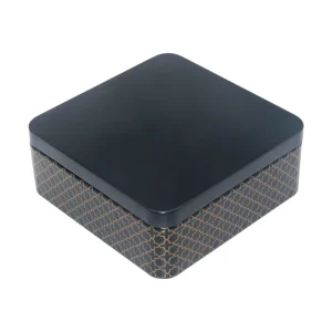 Customized Recyclable Rectangular Metal Tin Box for Gift Packaging