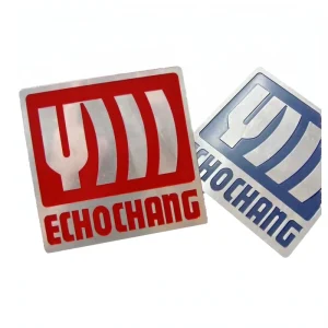 Customized Self-Adhesive Scratch Die-Cut Aluminum Metal Labels Brand Logo Stickers in Custom Shapes