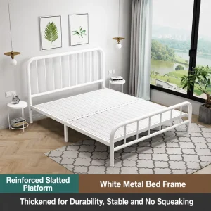 Customized Size Modern Simplicity Metal Fabric Bed Frame Smart Box Spring Bed Design Style Customized Color for Hotel Bed