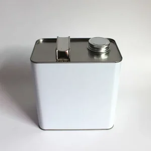 Customized Tinplate Oil Paint Can with Screw Top and Handle for Chemical Use