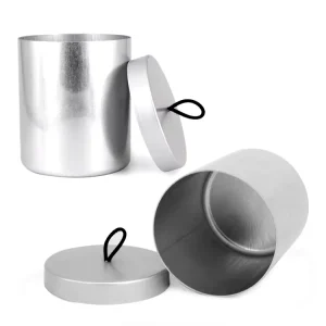 Cylinder Aluminum Candle Tin and Metal Jar Containers