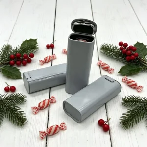 Cylindrical Mint Candy Tin Can Food Grade Tinplate Storage Tin for Sweets Tea and Coffee Custom Printing