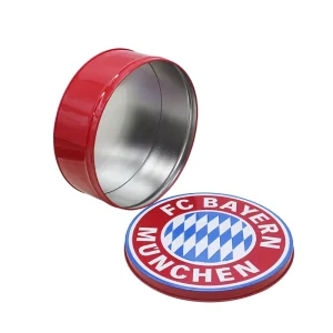 D190 x 40MM Round Tinplate Tea and Sugar Storage Tin