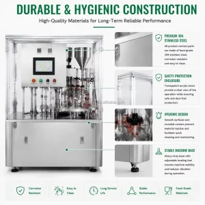 DEEPACK Dry Beverage Portion Filling Equipment for Coffee Tea Powder Cups and Rotary Pack Work Use