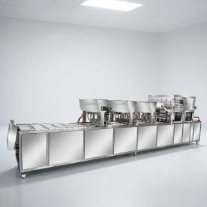 DEEPACK Premium High Precision Full Automatic Nitrogen Filling Sealing Machine with Thermostat Copper Core Pump Custom Molds