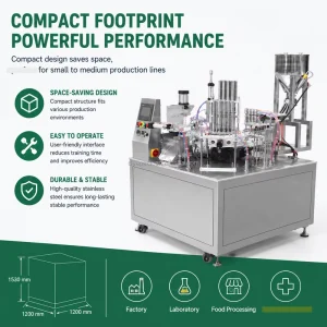 DEEPACK Syrup Jam Spoon Filling Equipment for Viscosity Trials and Small Condiment Portions Pack Work