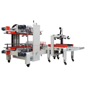 DFXS7050 Automatic Four-Corner Case Edge Sealer with FXC5050 Carton Box Sealing Machine