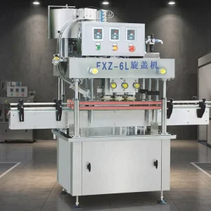 Desktop Automatic Screw Capping Machine for Mineral Water Plastic Bottles