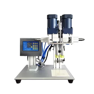Digital Control Bottle Capping Machine with Counting Function Programmable Screw Capper for Small Batch Production