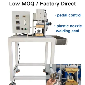 Digital Control Semi Auto Plastic Spout Pouch Sealing Machine Manual Welding Nozzle Low Energy Consumption High Safety Easy