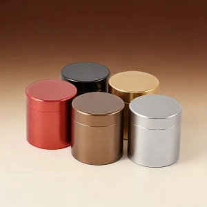 Directly Food Grade Round Square Metal Empty TIN Cans Air Valve Customizable for Coffee Bean Olive Oil Tea Packaging Container