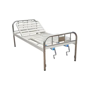 Discount HB M2 G211 Medical Stainless Steel Headboard Bed 2 Crank Manual Hospital Bed