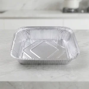 Disposable Airline Standard Meal Foil Pan Item 403 1100ml Heat Resistant Aluminum Container for In-Flight Food and Pre-Cooked Dishes
