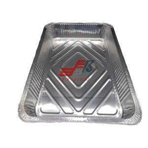Disposable Aluminum Foil Catering Tray With Plastic Lid