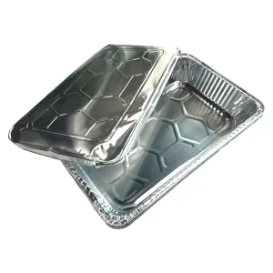 Disposable Aluminum Foil Food Pans with Dome Lids for Food Storage