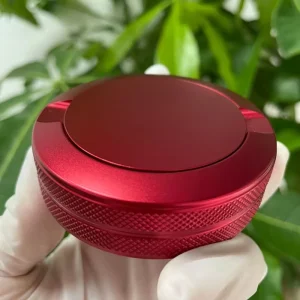 Disposable Aluminum Round Snus Tin Box with Bottle Opener and Black Lid