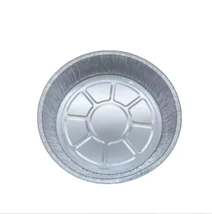 Disposable Round Aluminum Foil Pans with Lids Food Grade Takeout Containers for Air Fryer Baking Roasting Meal Prep