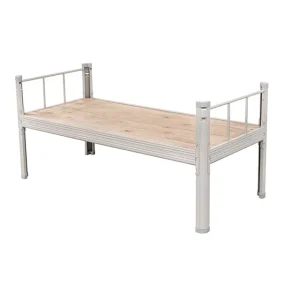 Dormitory Staff Kids Steel Single Bunk Beds Frames School Furniture Metal Single Bed Steel Single Beds Frame Metal