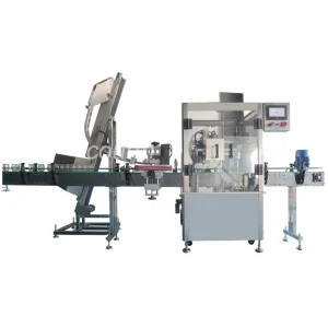 Double Head Tracking Automatic Vacuum Capping Machine for Glass Jars Bottles and Plastic or Metal Cans