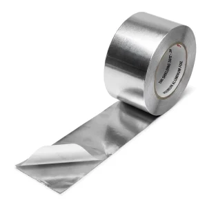 Double-Sided Butyl Rubber Aluminum Foil Tape Waterproof Reinforced Fiberglass Cloth for Metal Repair
