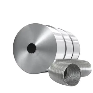 Double-Sided Coated Soft Aluminum Foil Composite PET/AL/PE Laminated Film for Food-Grade Air Duct Ventilation
