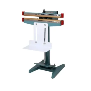 Double-Sided Foot Pedal Impulse Sealer with 8mm Sealing Width for Plastic Bags