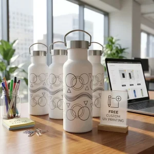 Double Wall 304 Stainless Steel BPA Free 12oz Kid Water Bottle for School with Straw Lid